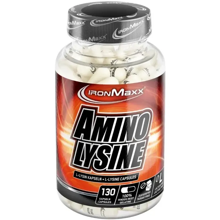 Лизин IronMaxx Amino Lysin 130 капсул - фото 1
