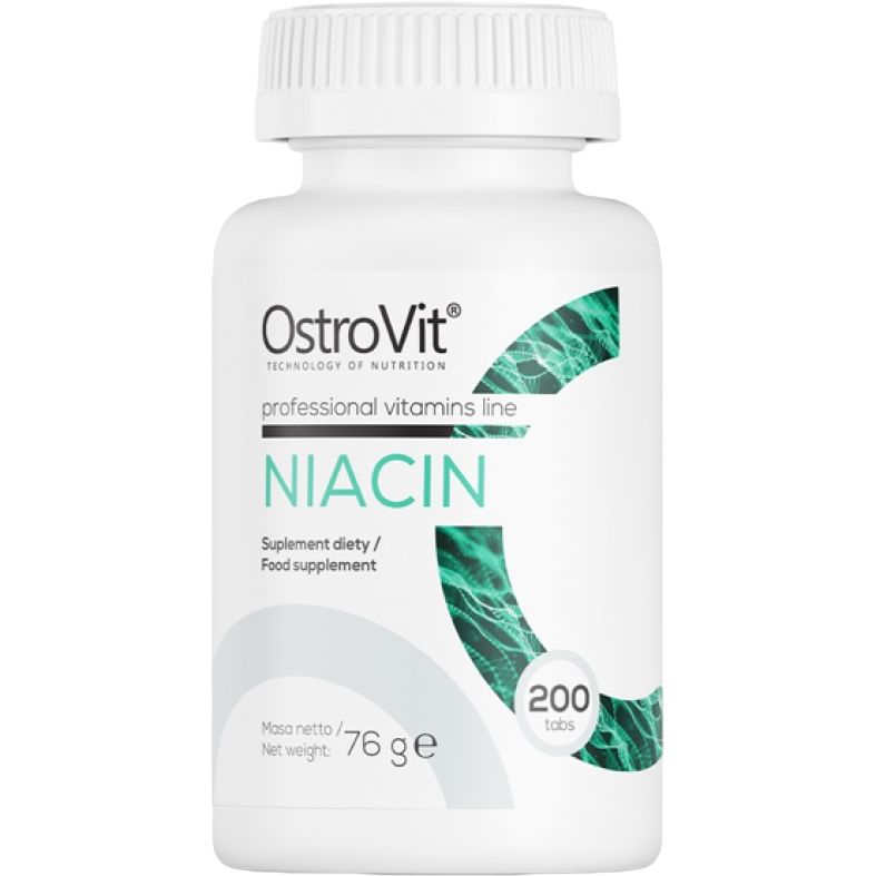 Вітамін OstroVit Niacin 200 таблеток - фото 1