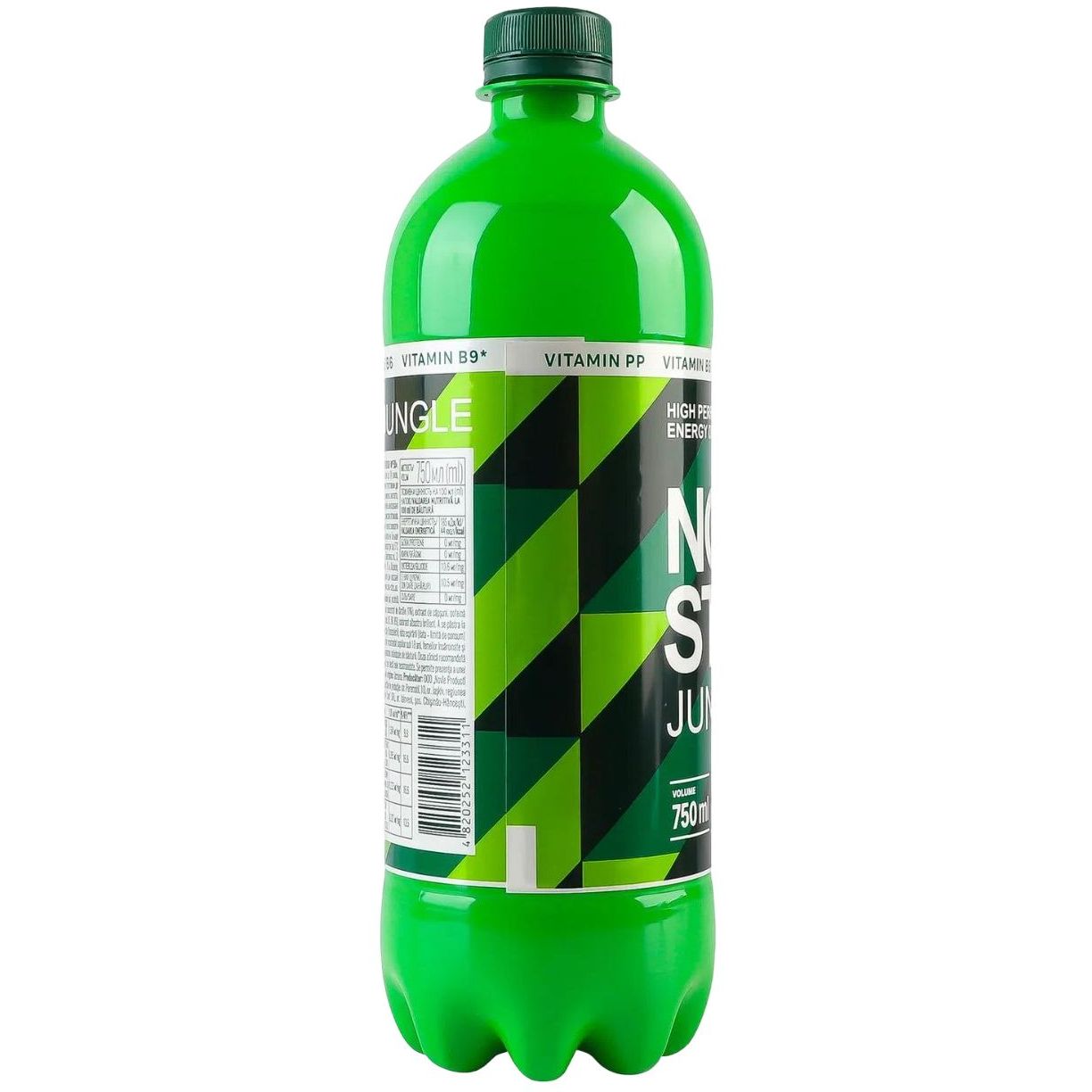 Энергетический напиток Non Stop Jungle безалкогольный сильногазированный 750 мл (953751) - фото 3