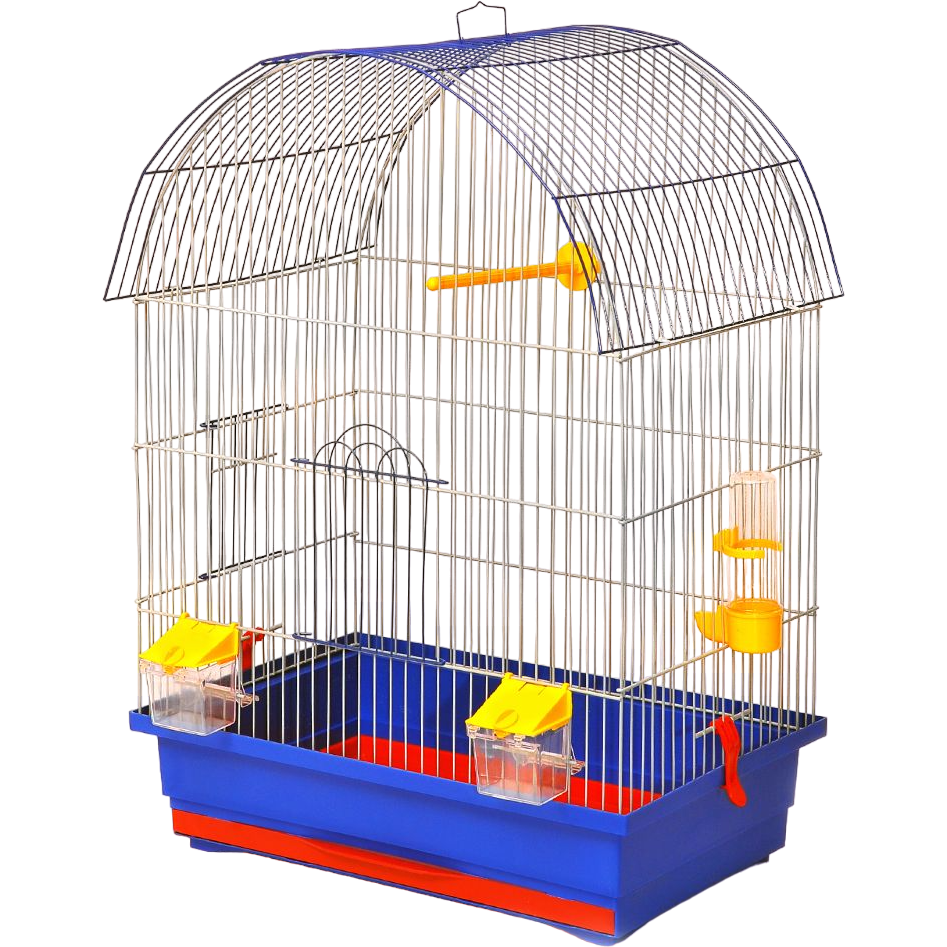 Клітка для птахів Лорі Віола, цинк, 47х30х66 см, в ассортименті - фото 1