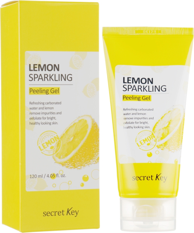 Пілінг-скатка для обличчя Secret Key Lemon Sparkling Peeling Gel лимонна 120 мл - фото 2