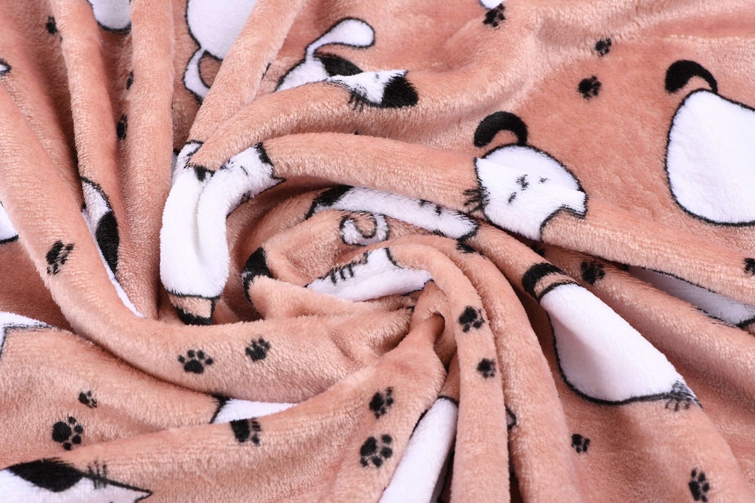 Плед Ardesto Flannel, 200х160 см, котики, розовый (ART0108PB) - фото 5