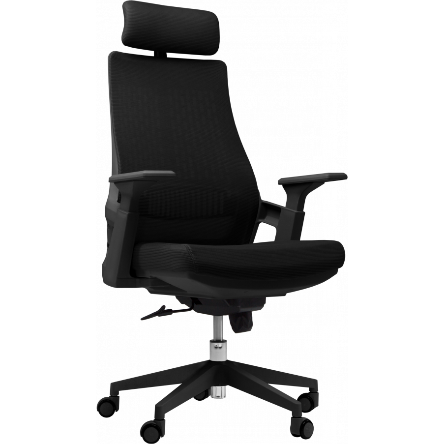 Офісне крісло GT Racer B-2020A Black (B-2020A Black) - фото 1