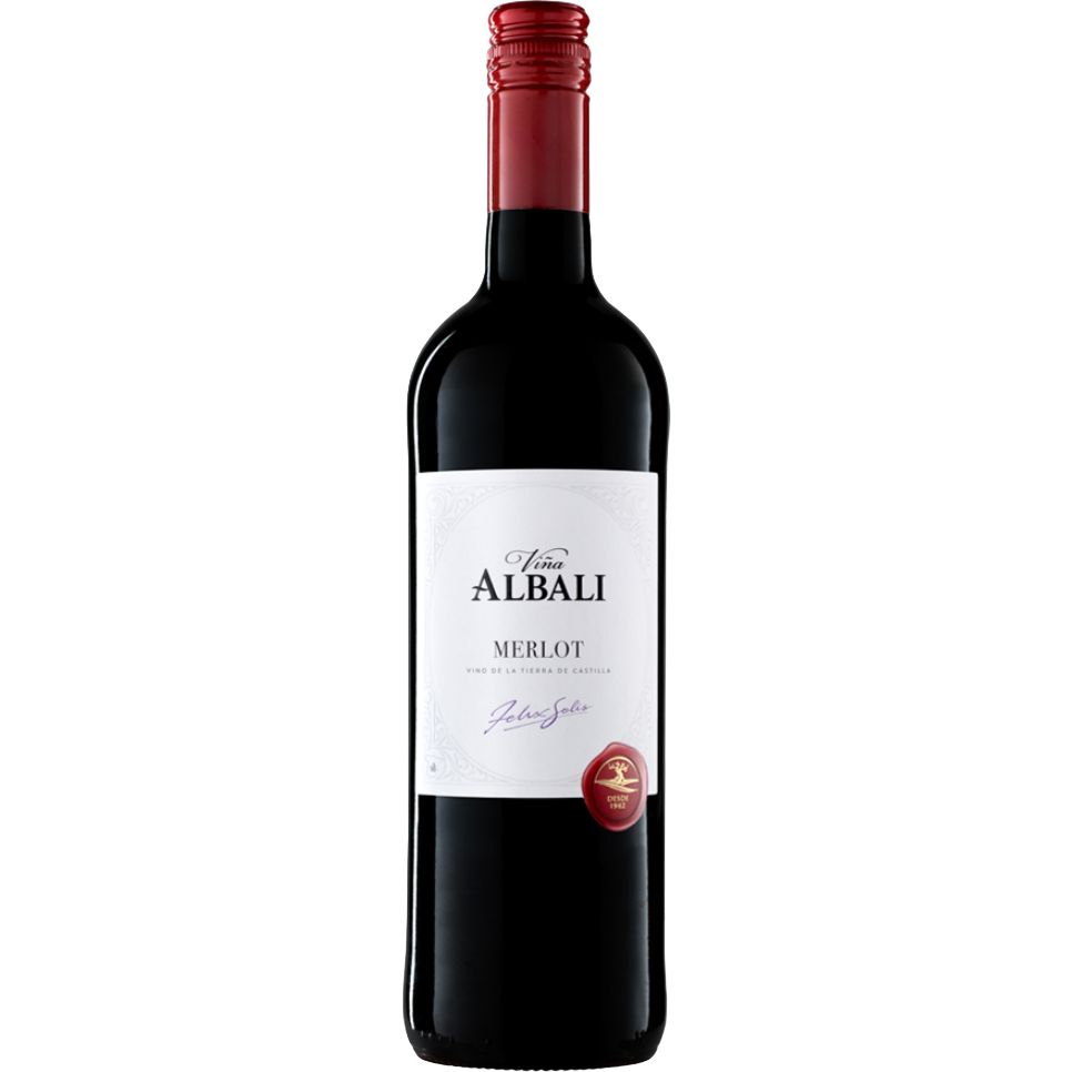 Вино Vina Albali Felix Solis Merlot красное сухое 0.75 л - фото 1