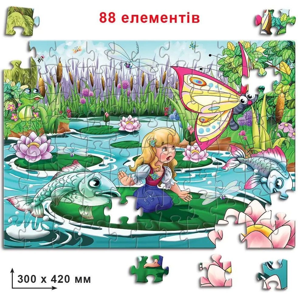 Пазл Київська фабрика іграшок Дюймовочка 88 елементів - фото 3