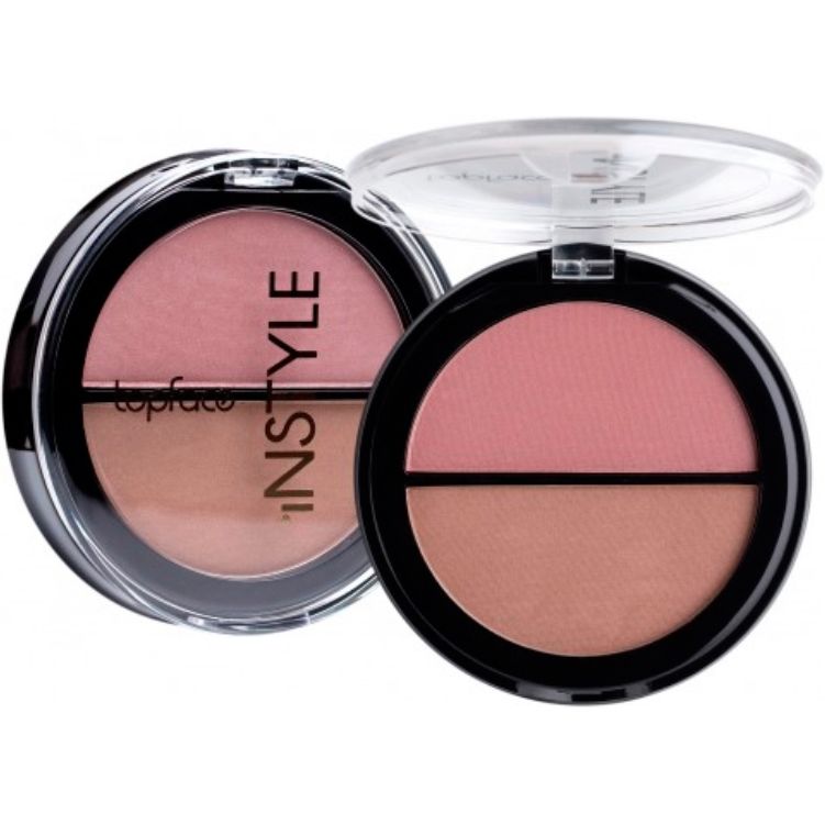 Рум'яна двоколірні TopFace Instyle Twin Blush On PT353 відтінок 004, 10 г - фото 1