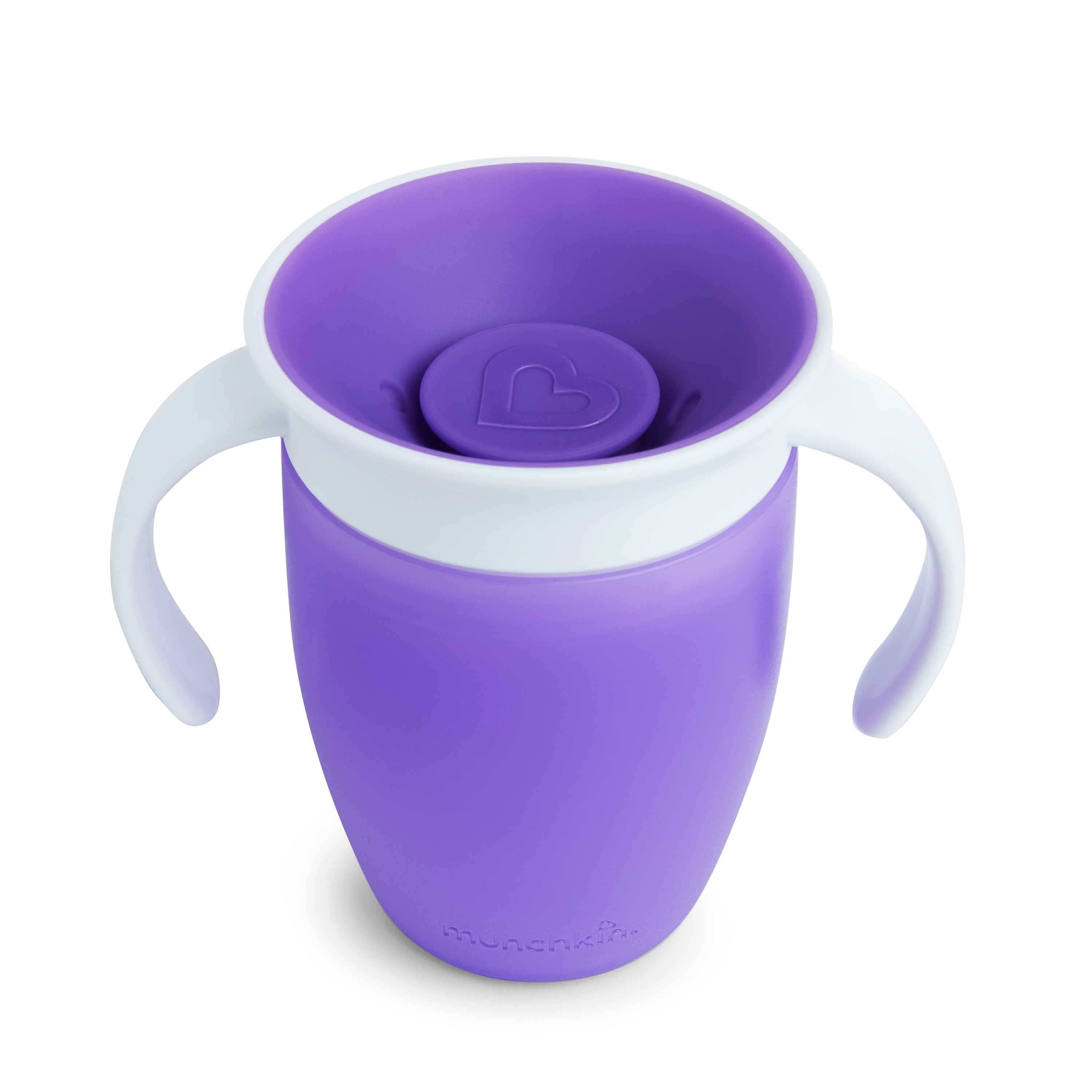 Чашка непроливна Munchkin Miracle 360 з ручками, 207 мл, фіолетовий (01209401.05) - фото 1