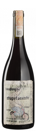 Вино Lucy Margaux Sangiovese Stupefacente 2020 красное, сухое, 12,5%, 0,75 л - фото 1