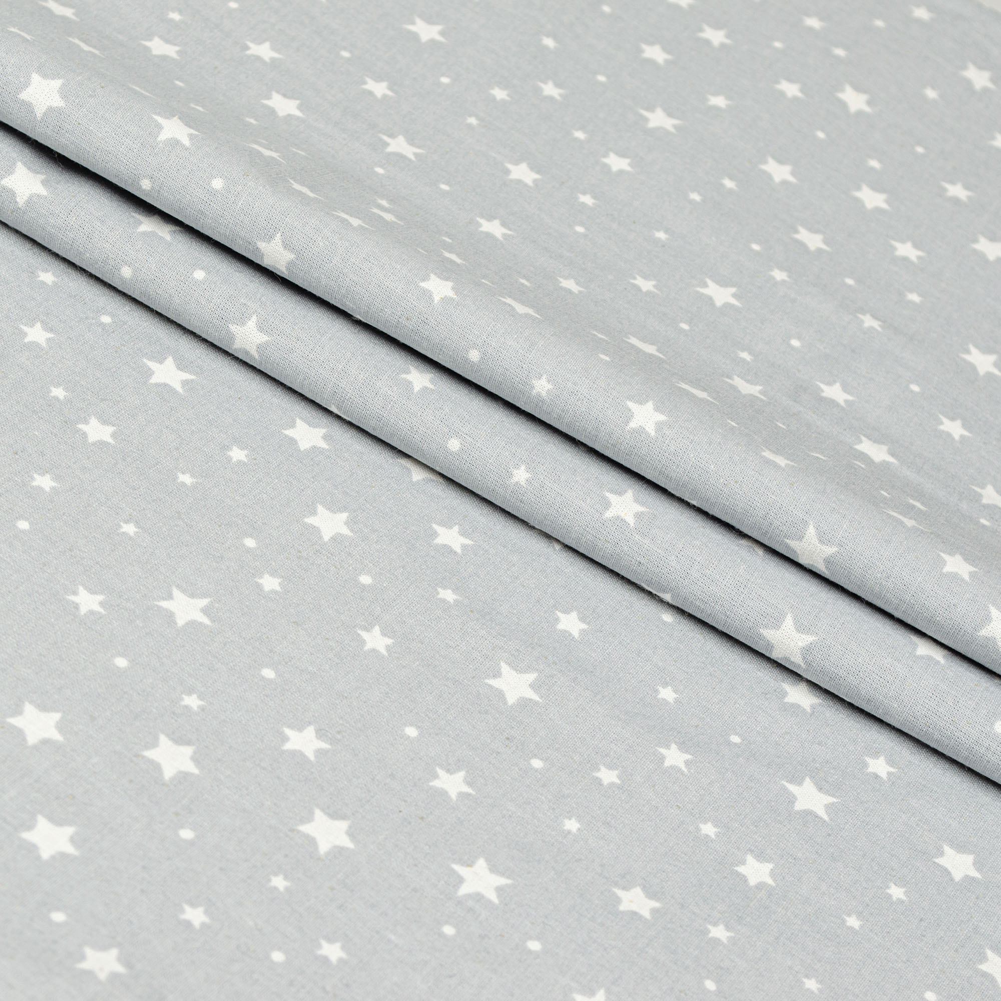 Комплект постільної білизни Home Line Гінко Зорі різні 215х143 см сіро-блакитний (175320) - фото 2