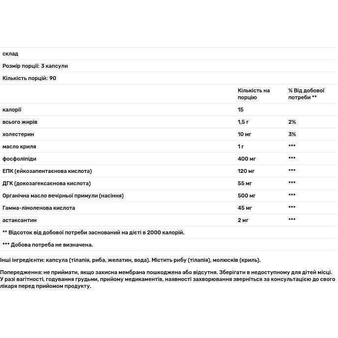 Олія антарктичного криля Dr. Mercola для жінок 270 капсул - фото 3