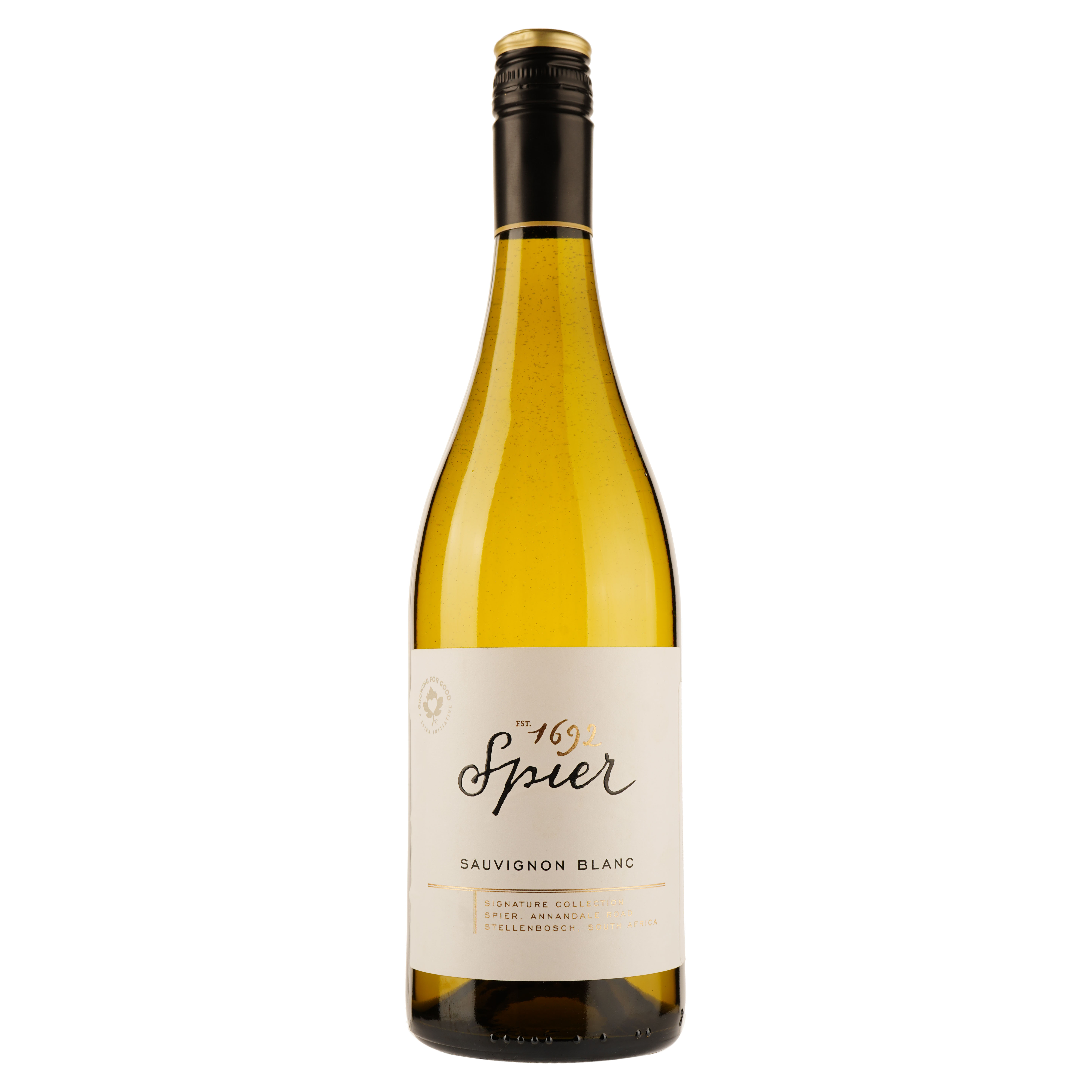 Вино Spier Wines Sauvignon Blanc Spier Signature, белое, сухое, 0,75 л - фото 1