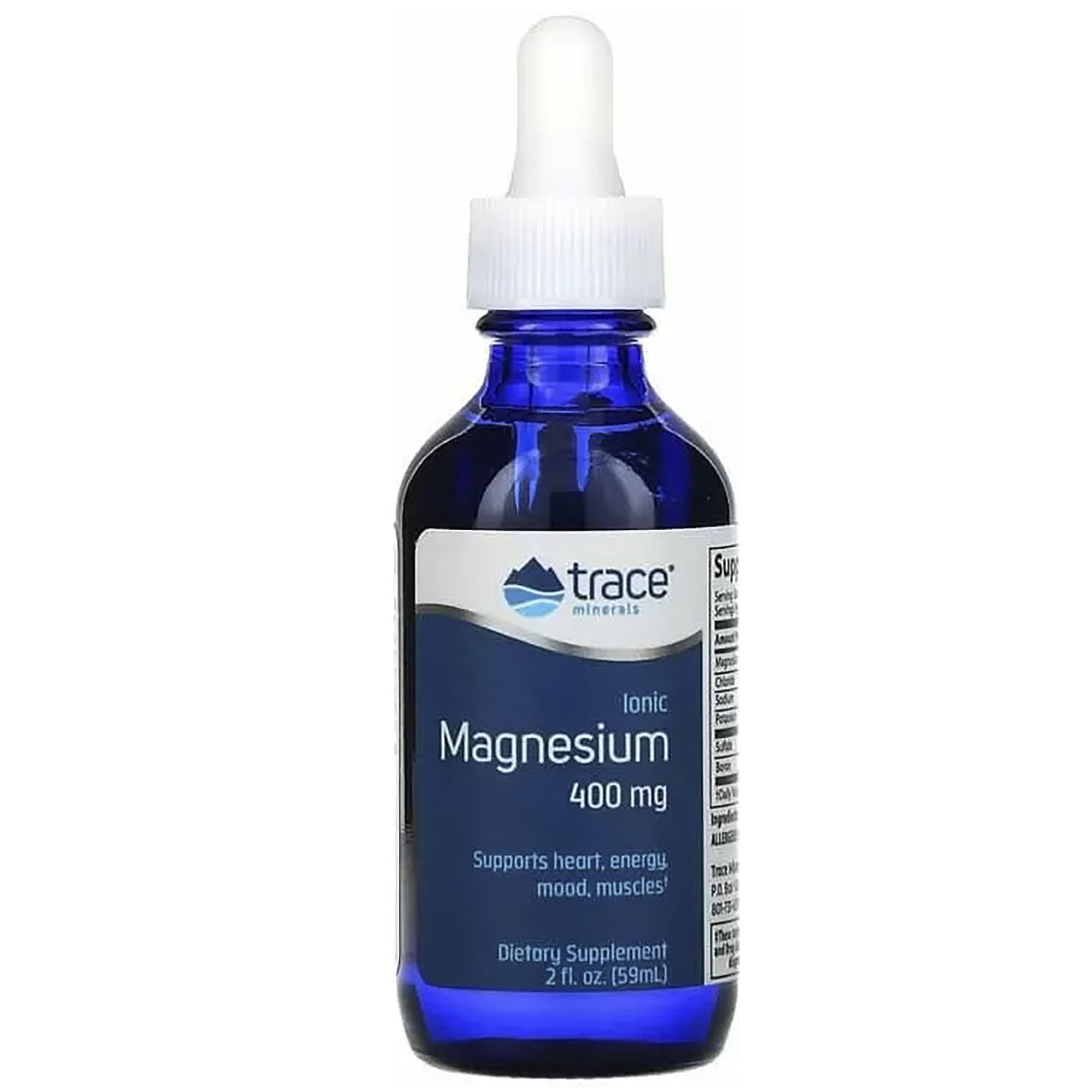 Краплі Іонний магній Trace Minerals Research Ionic Magnesium 400 мг 59 мл - фото 1