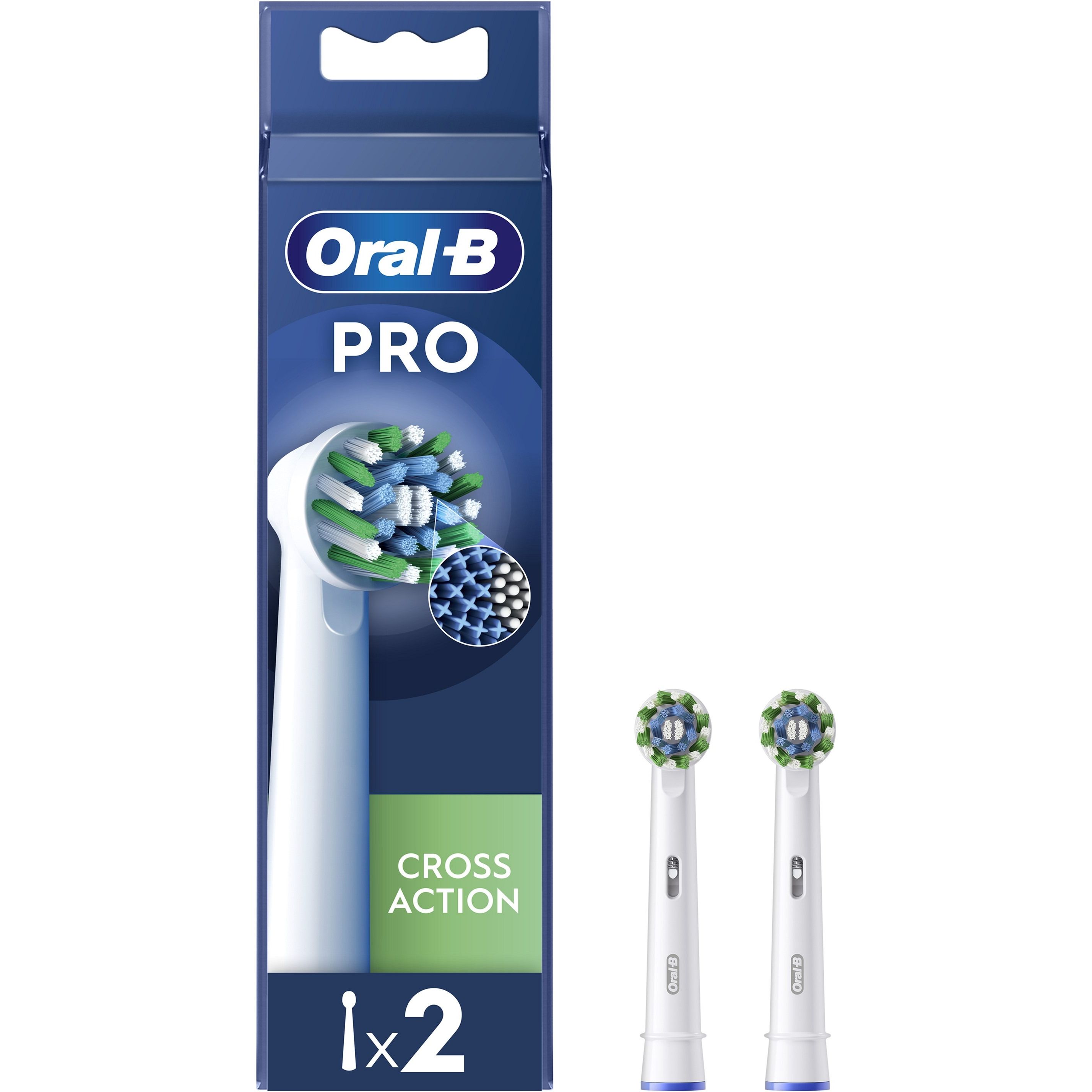 Сменные насадки к электрической зубной щетке Oral-B Pro Cross Action EB50RX 2 шт. - фото 2