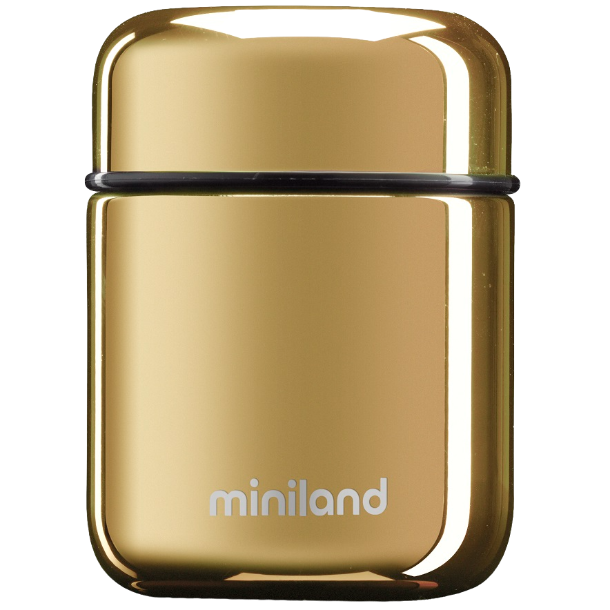 Термос пищевой Miniland Mini Deluxe, 280 мл, золотистый (89355) - фото 1