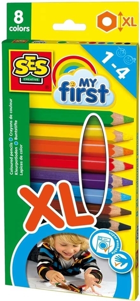 Набір кольорових олівців Ses Creative My first, 8 кольорів (14416) - фото 1