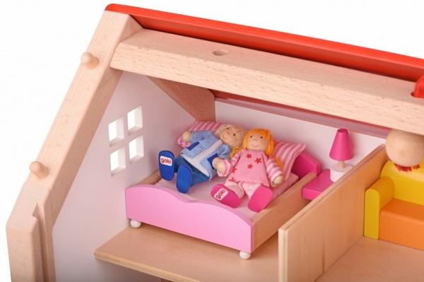 Кукольный домик Goki Дорожный с ручкой, 24 предмета (51780G) - фото 5