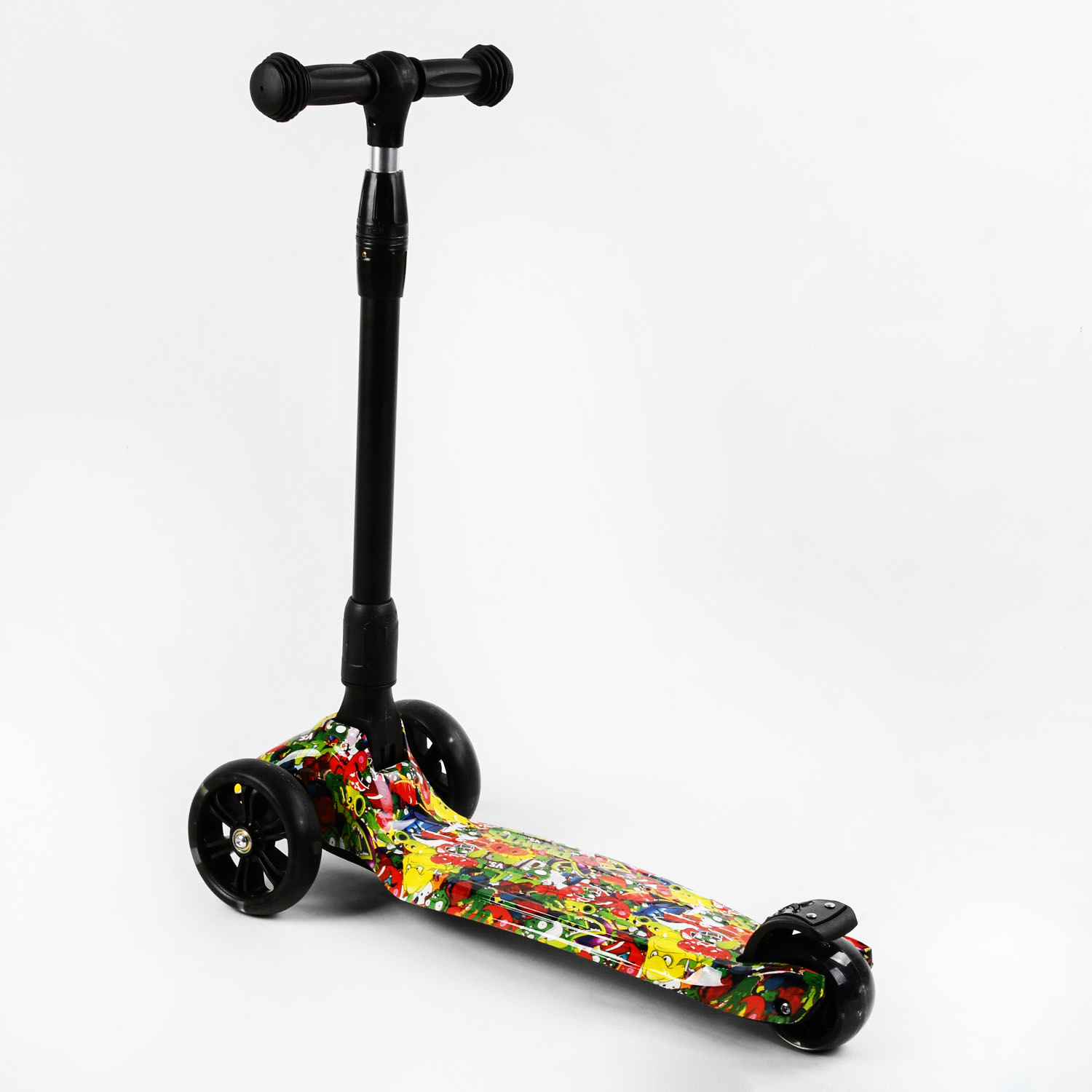 Самокат Best Scooter 62х16х29 см Різнобарвний 000231622 - фото 4