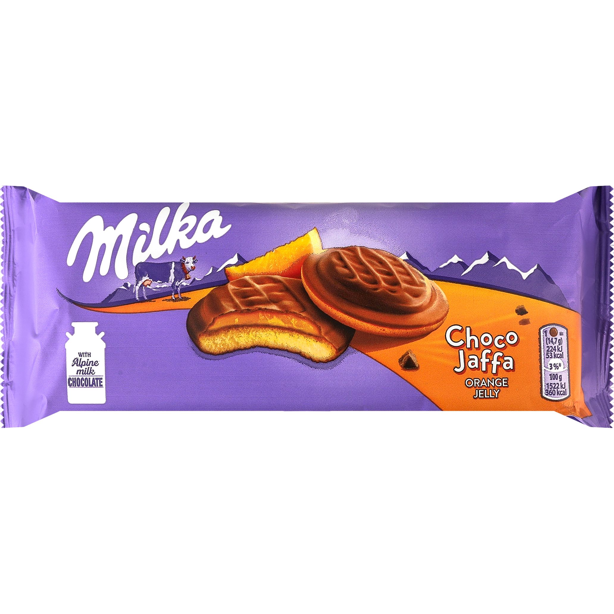 Печенье Milka Choco Jaffa Orange Jelly бисквитное 147 г (950977) - фото 1