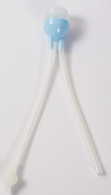 Аспиратор назальный с трубочкой Курносики, голубой (7078 гол) - фото 2