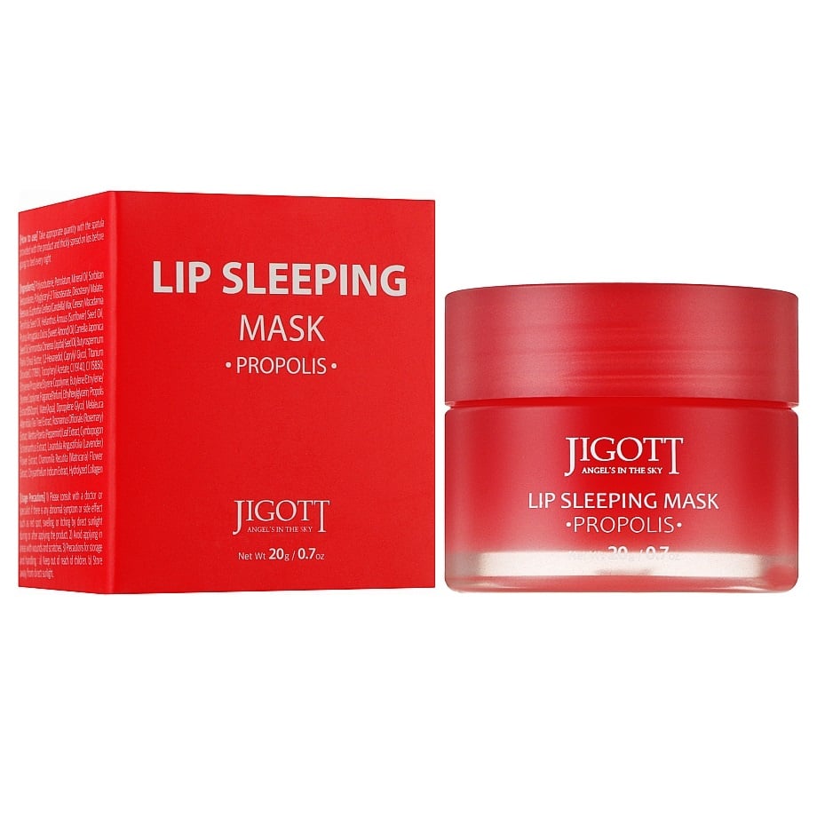 Маска для губ Jigott Lip Sleeping Mask Propolis, 20 мл - фото 1