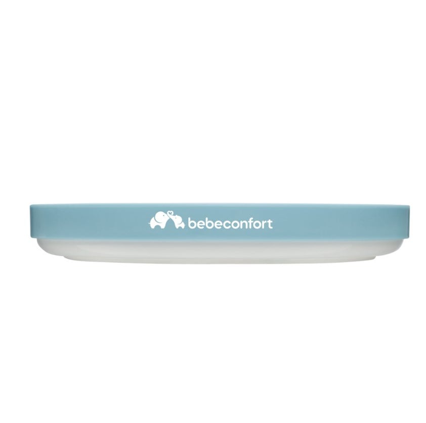Тренувальна тарілка Bebe Confort Little Buddies, з відділеннями, блакитна (3105209940) - фото 2