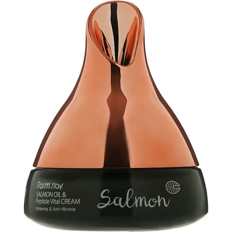 Крем для обличчя FarmStay Salmon Oil & Peptide Vital Cream 50 г - фото 4