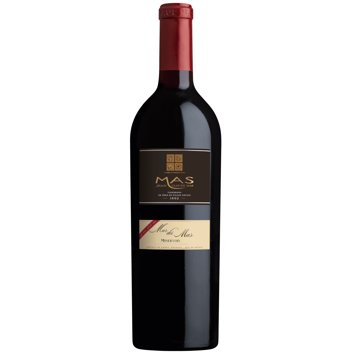 Вино Domaines Paul Mas Mas des Mas Minervois, червоне, сухе, 14%, 0,75 л (8000009268046) - фото 1