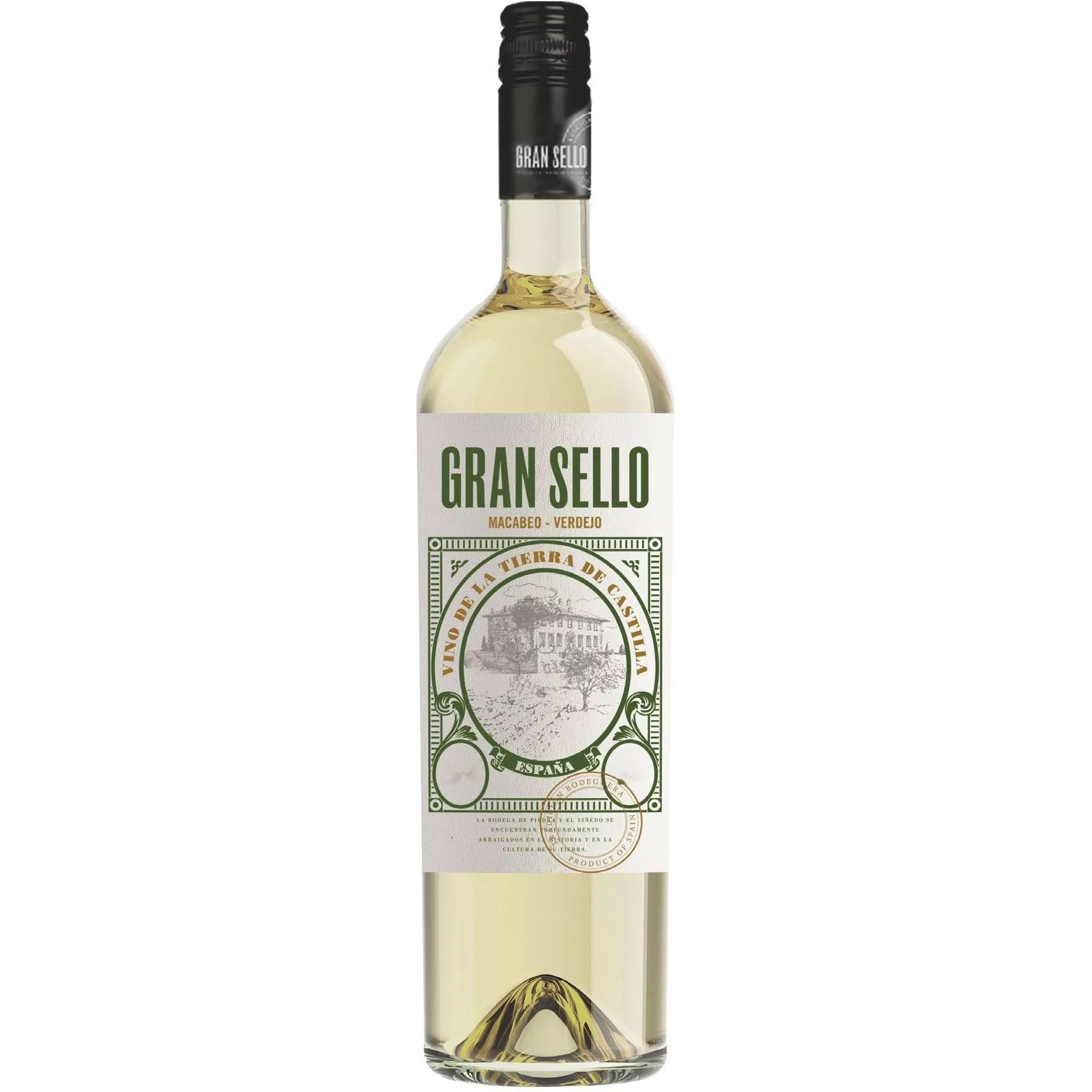 Вино Gran Sello Macabeo Verdejo 2022 белое сухое 0.75 л - фото 1