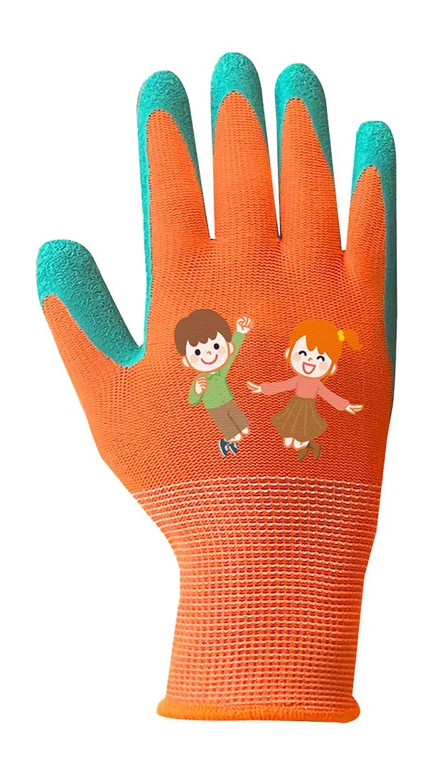Перчатки рабочие детские Neo Tools латексное покрытие размер 3 оранжевые (97-644-3) - фото 3