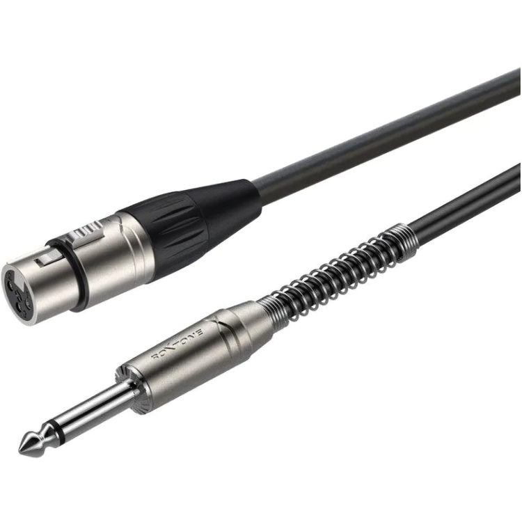 Мікрофонний аудіо кабель Roxtone Jack 6.3 mono - XLR Female SMX-J210-L10 10м - фото 1