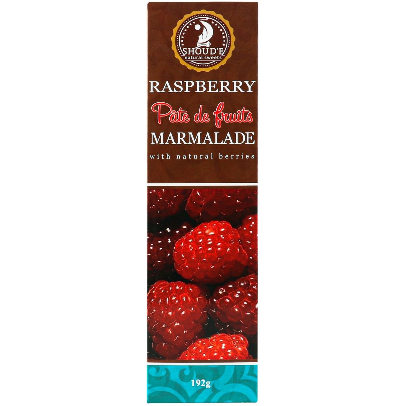 Мармелад Shoud'e Pate de Fruits Raspberry 140 г (699789) - фото 1
