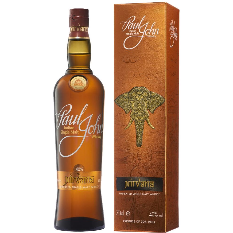 Віскі Paul John Nirvana Single Malt Indian Whisky 40% 0.7 л у подарунковій упаковці - фото 1