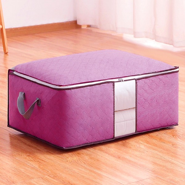 Коробка-органайзер Stenson складна для зберігання речей 46х28х48 см рожева (25876) - фото 3