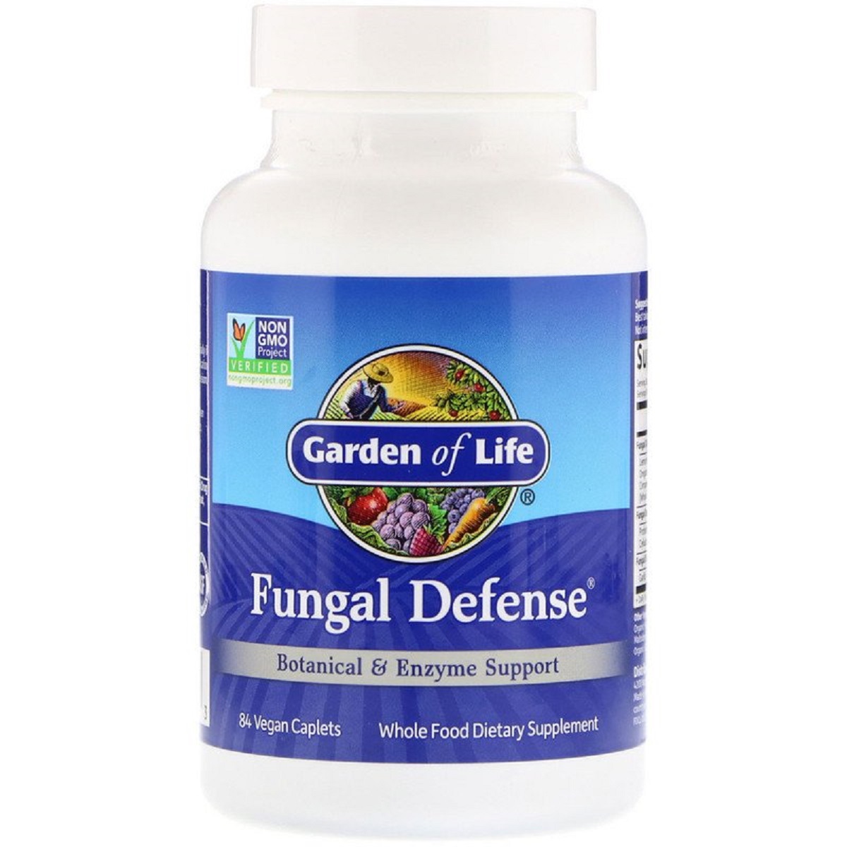 Ферментная поддержка и растительная защита от грибков Garden of Life Fungal Defense 84 капсулы (GOL11139) - фото 1