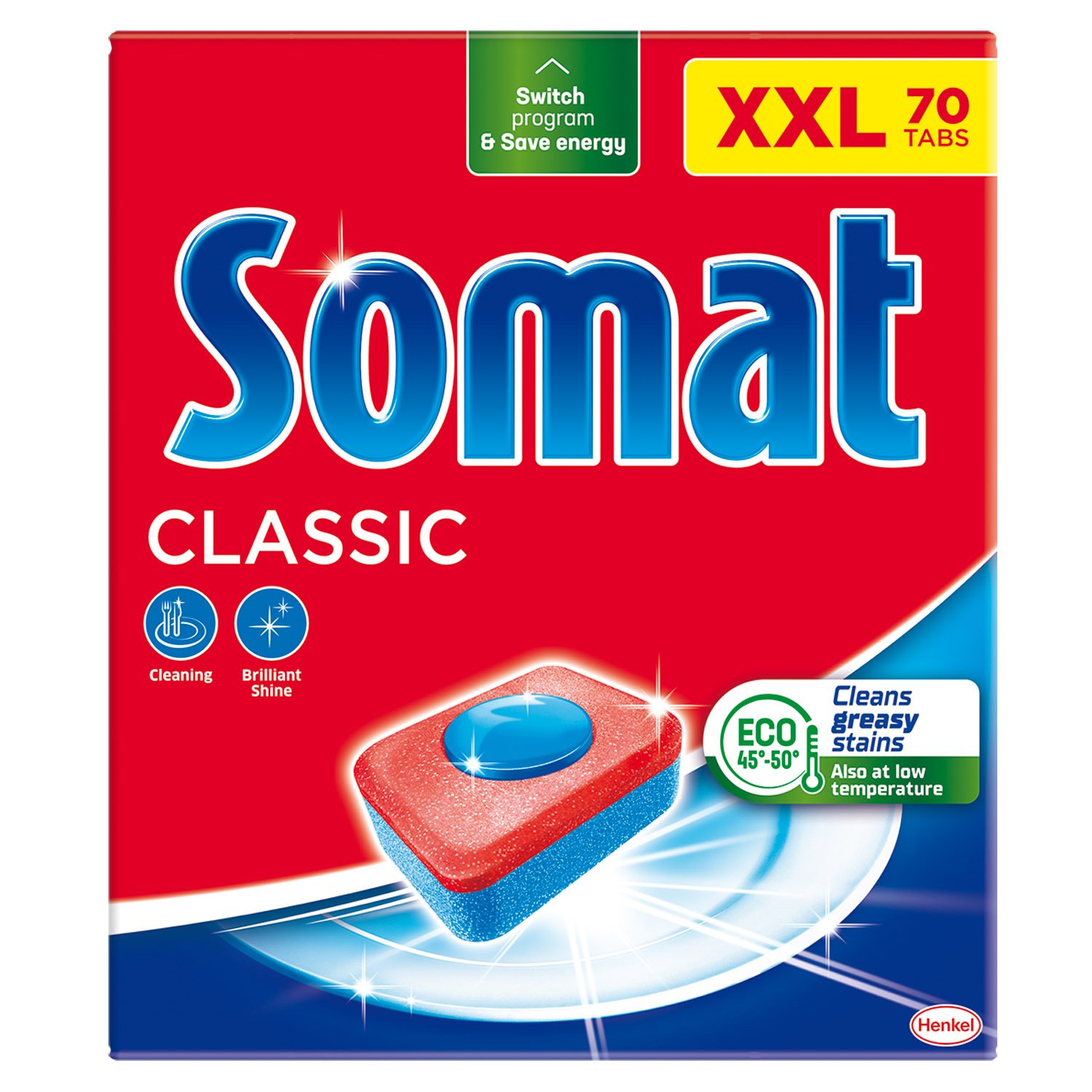 Таблетки Somat Classic для посудомийних машин, 70 шт. - фото 1