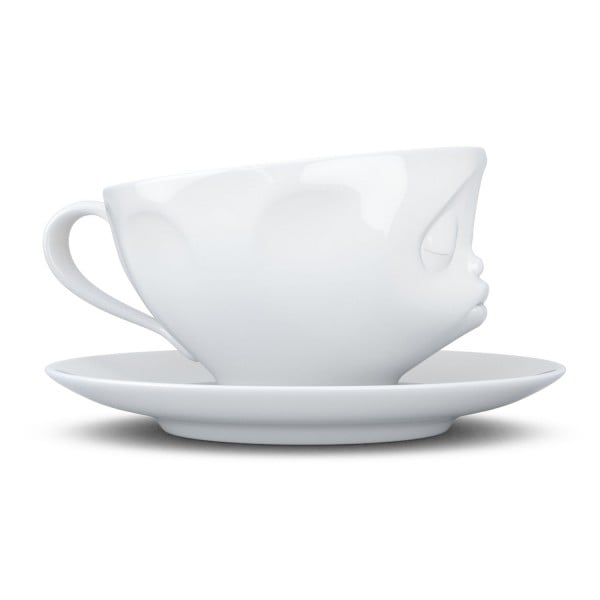 Чашка з блюдцем для кави Tassen Поцілунок 200 мл, порцеляна (TASS14201/TA) - фото 6