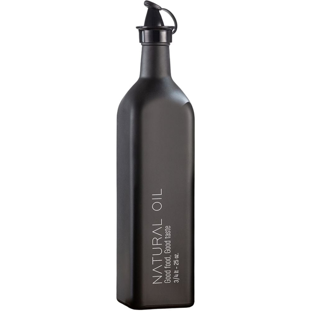 Бутылка для масла SnT матовая черная 1 л (7-580) - фото 1