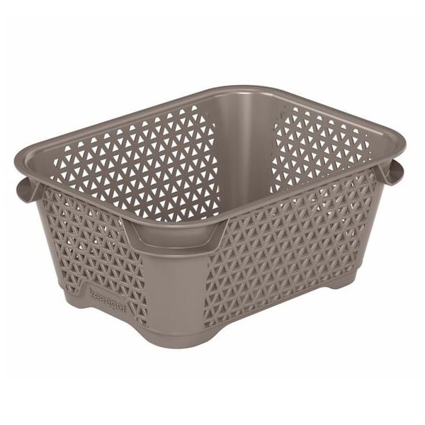 Ящик для зберігання Keeeper mini basket А-7, 16х12х7 см, сіро-коричневий (374.3) - фото 1