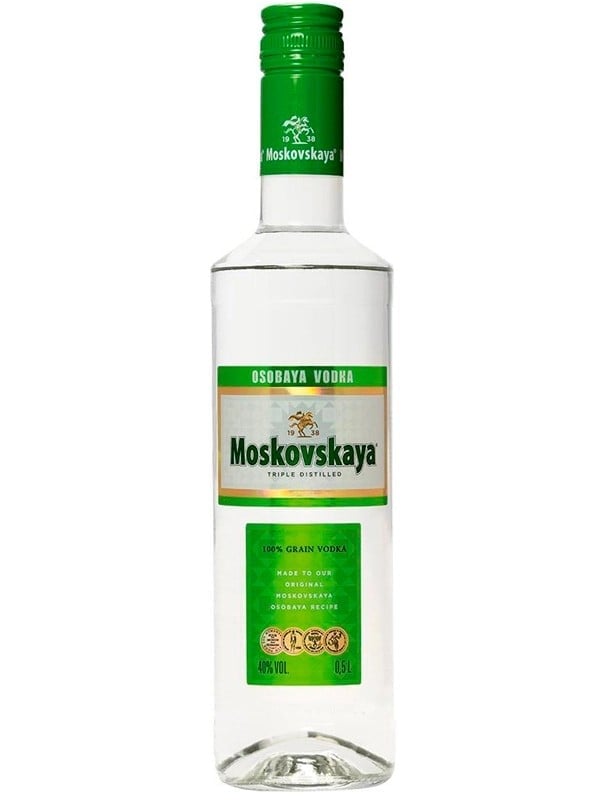 Горілка Moskovskaya, 40%, 0,5 л (545798) - фото 1