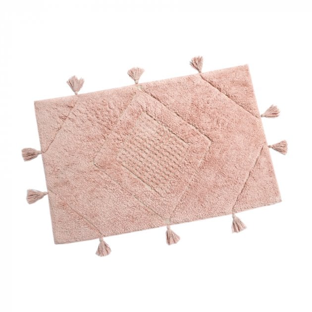Набір килимків Irya Esty gul kurusu, 90х60 см і 60х40 см, світло-рожевий (svt-2000022273725) - фото 3