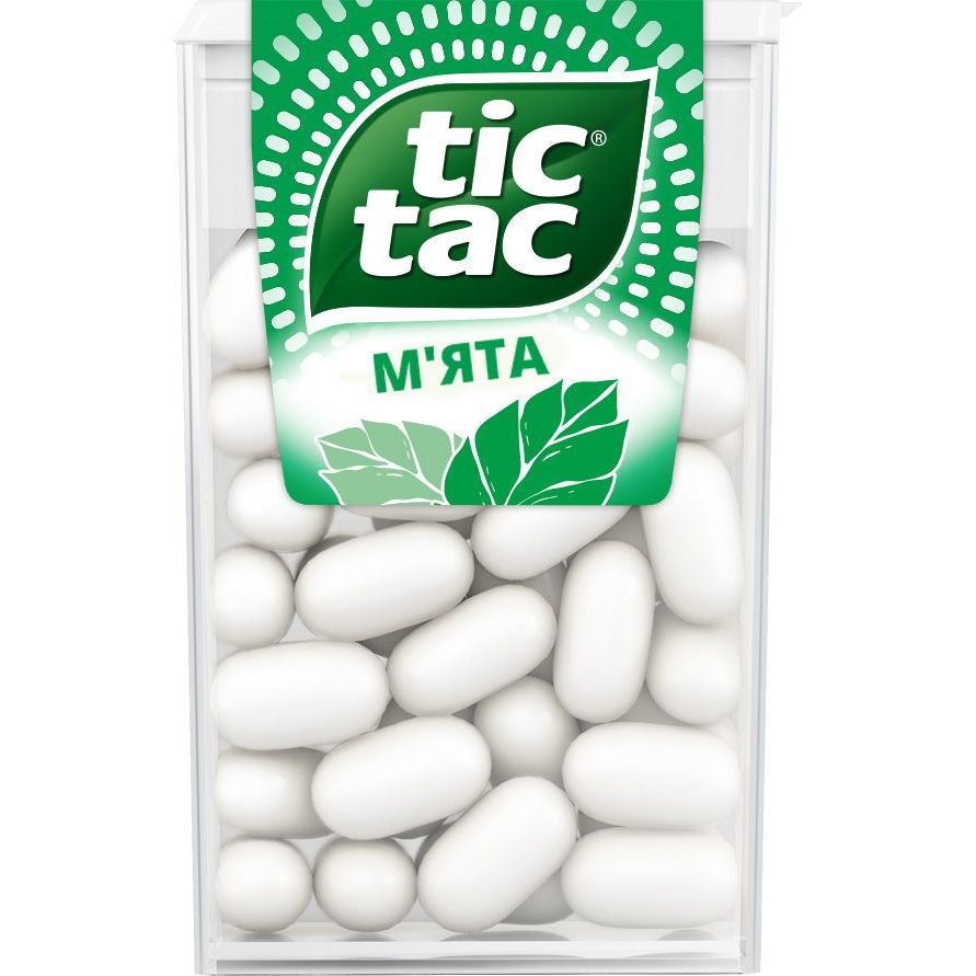 Драже Tic Tac со вкусом мяты, 16г