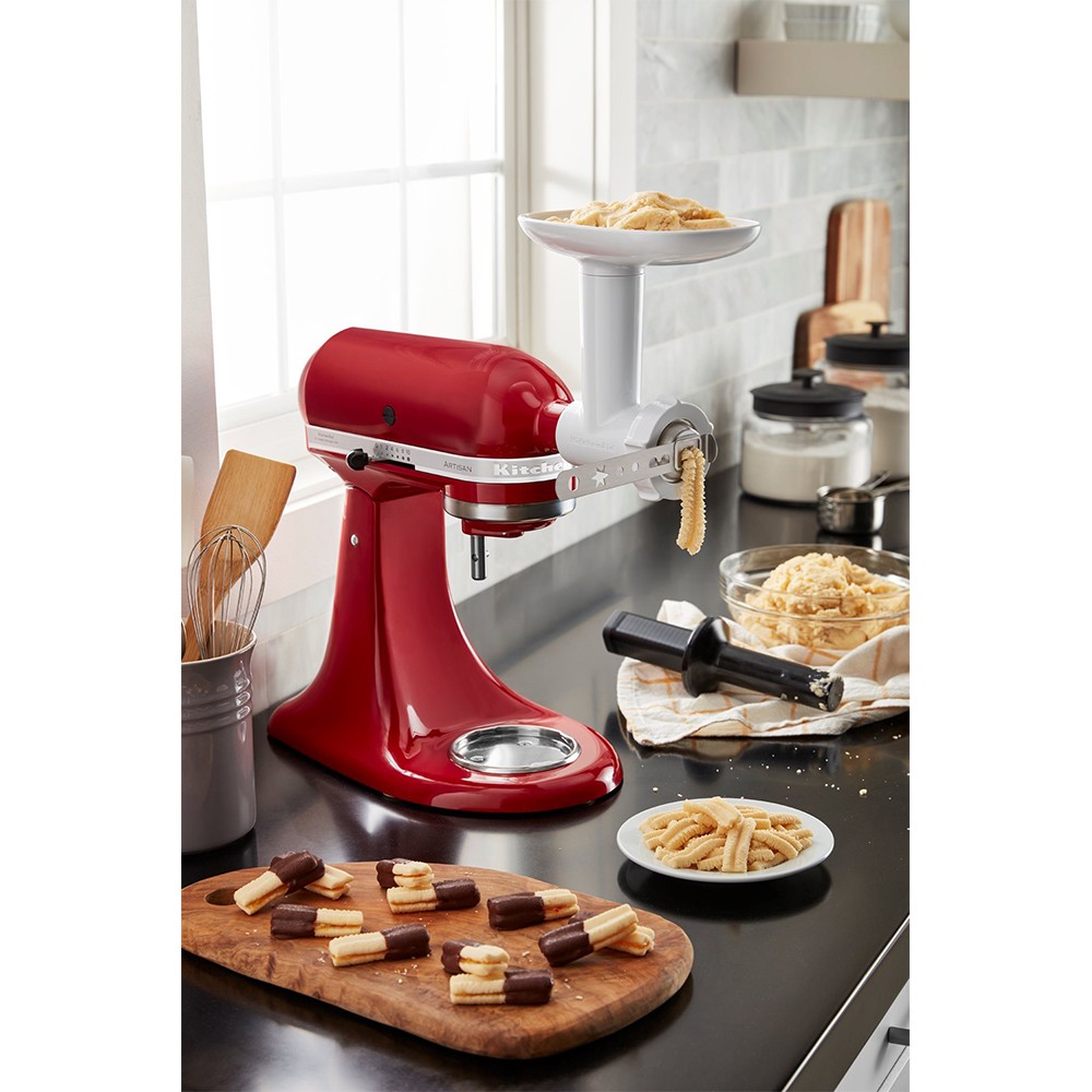 Насадка-м'ясорубка KitchenAid з пресом для приготування печива (5KSMFGCA) - фото 7