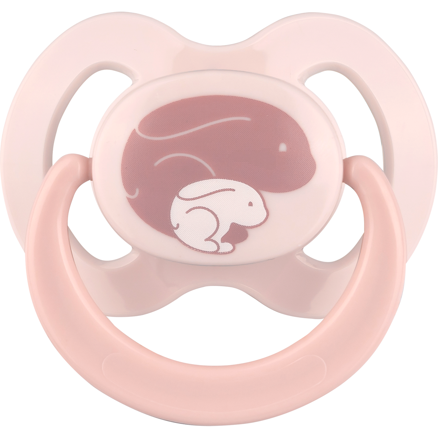 Пустышка плоская Baby-Nova с рисунком и кольцом силикон 2 шт. (3962313) - фото 1