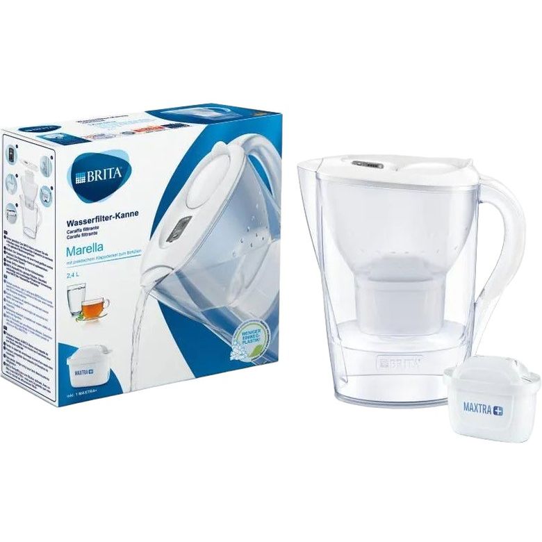 Фільтр-глечик Brita Marella Memo MX+ білий 2.4 л (1039270) - фото 3