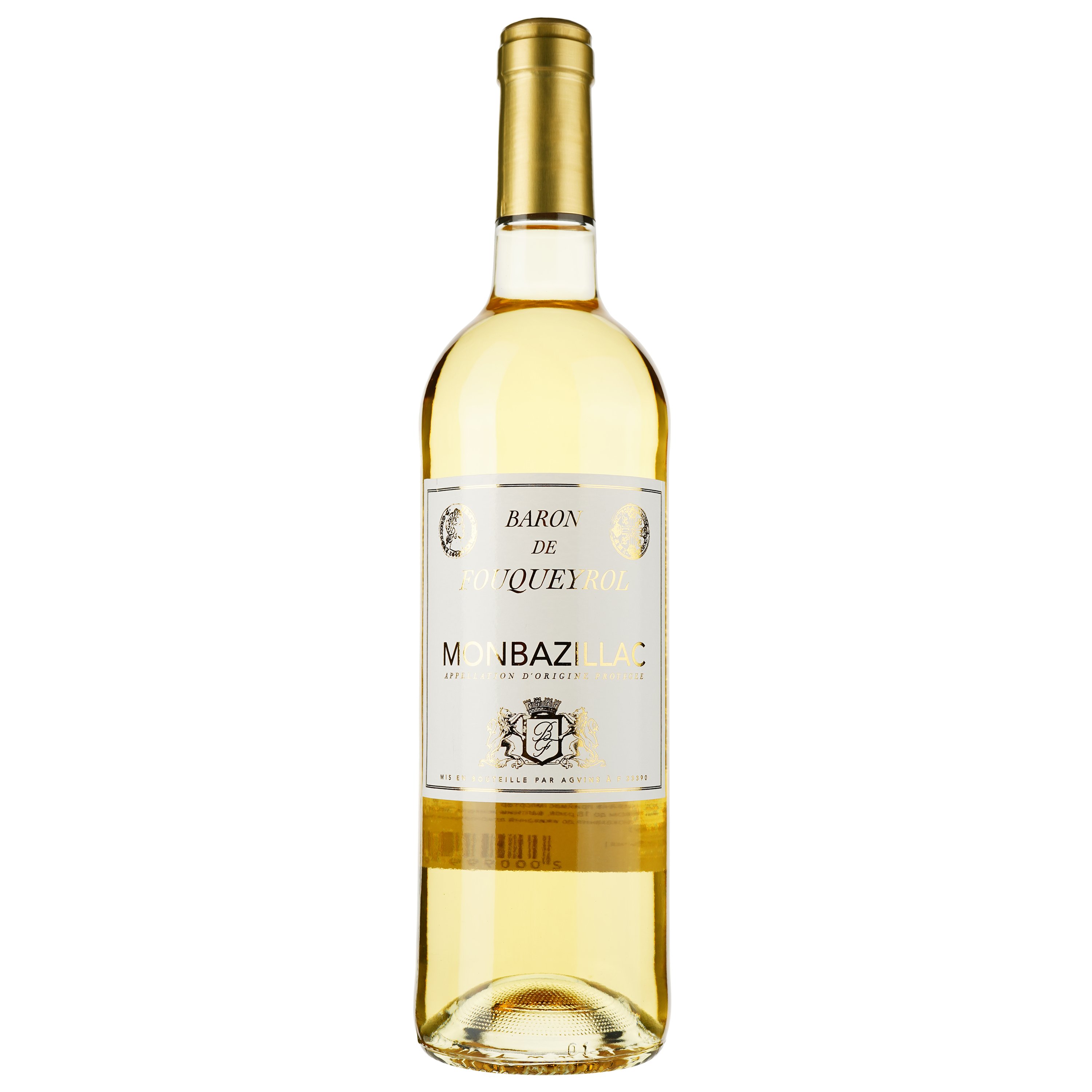 Вино AG Vins Baron de Fouqueyrol AOP Monbazillac 2021 белое сладкое 0.75 л - фото 1