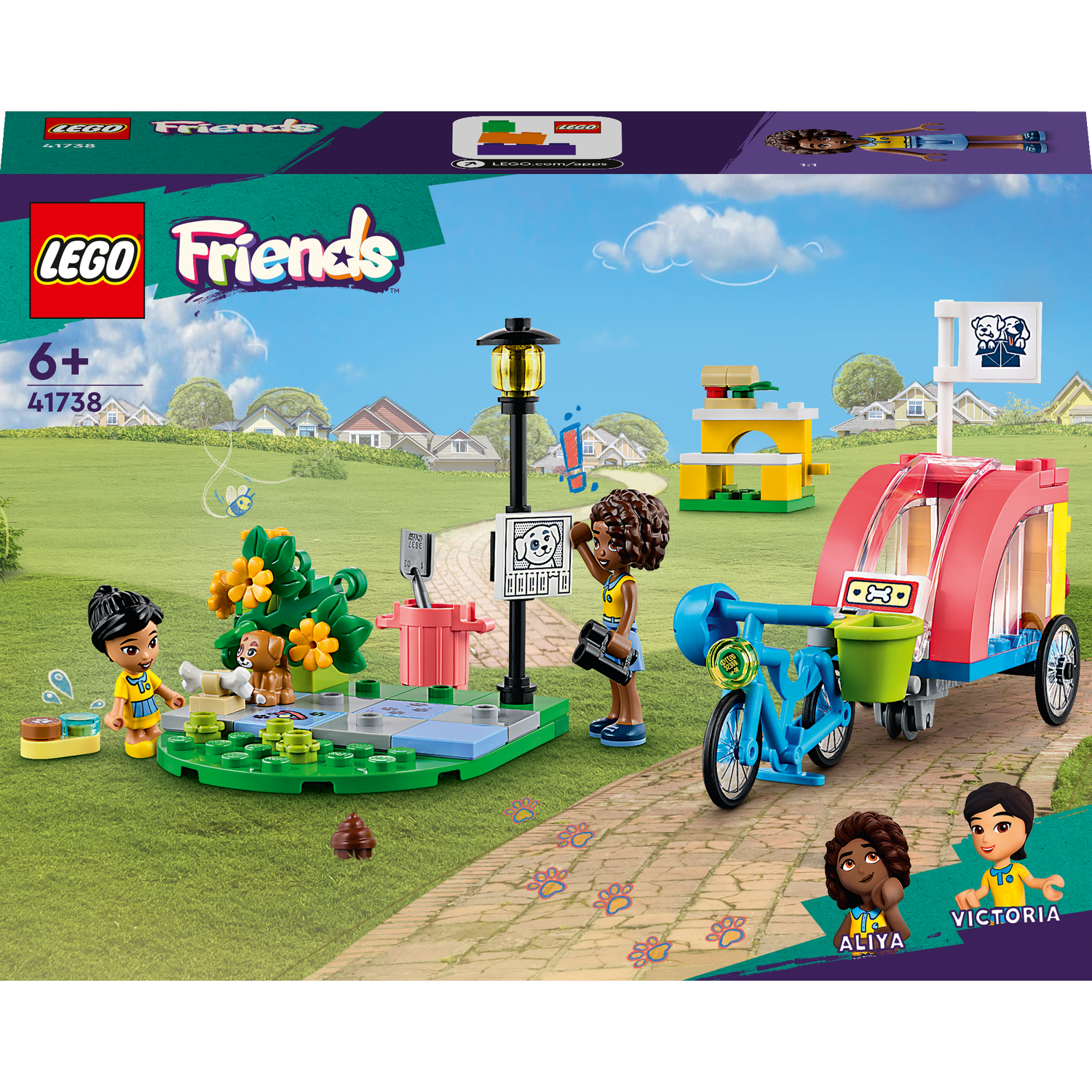 Конструктор LEGO Friends Рятувальний велосипед для собак, 125 деталей (41738) - фото 1