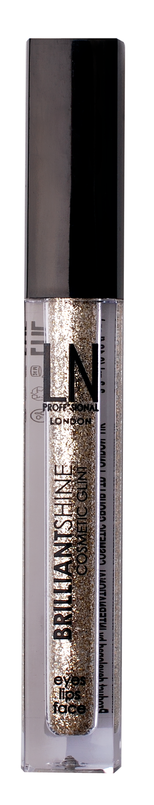 Рідкий глітер для макіяжу LN Professional Brilliantshine Cosmetic Glint, відтінок 04, 3,3 мл - фото 1