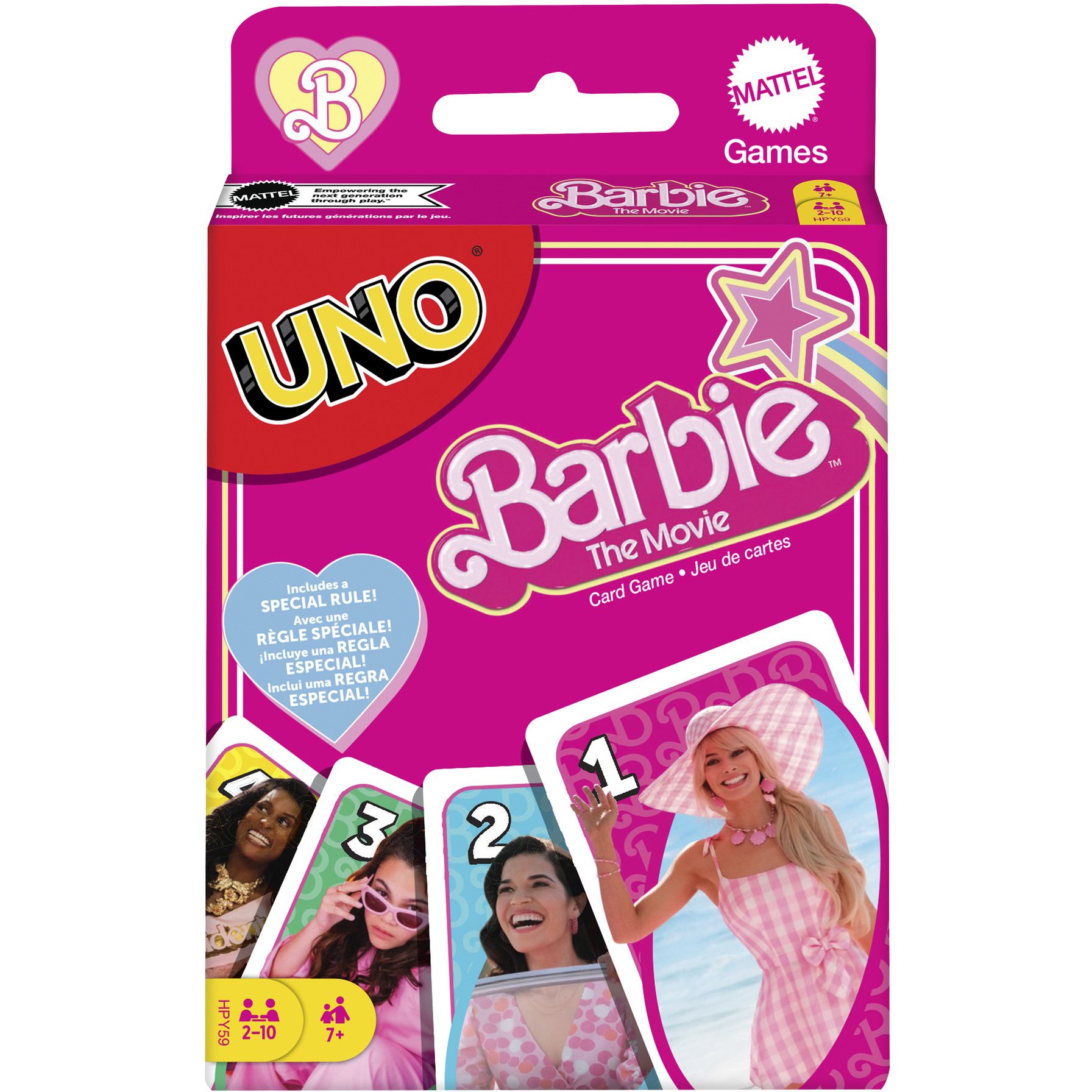 Настільна гра Mattel Games UNO Barbie у кіно (HPY59) - фото 1