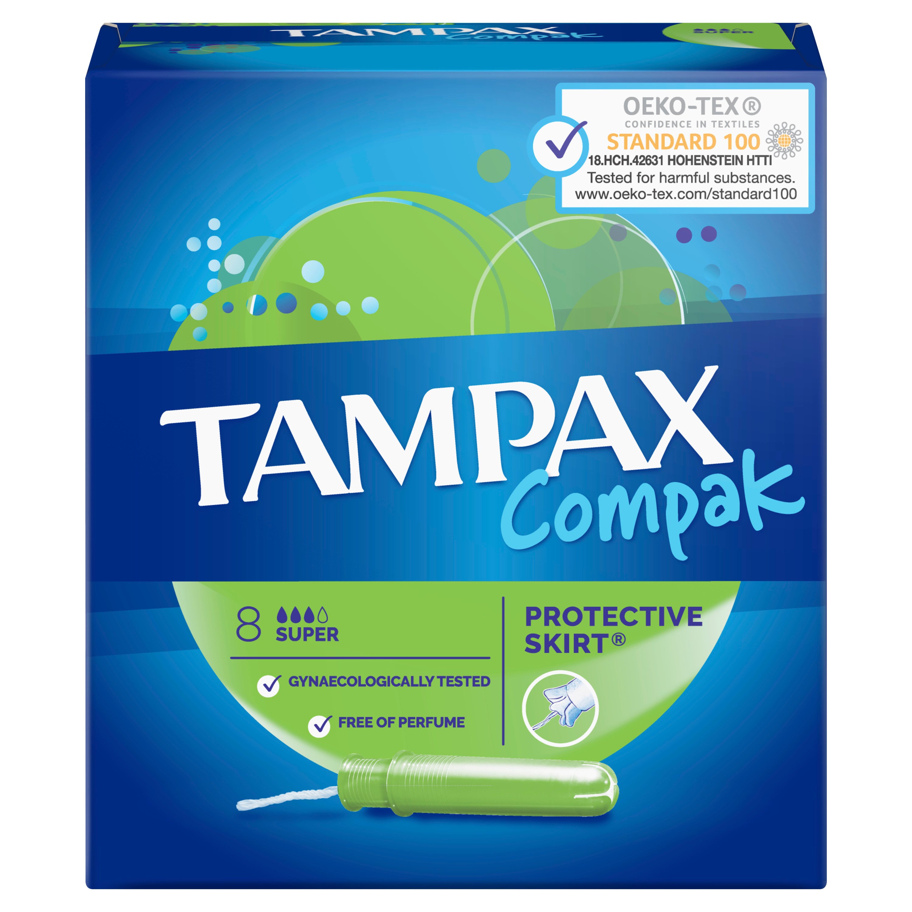Тампоны Tampax Compak Super Single с аппликатором, 8 шт. - фото 2