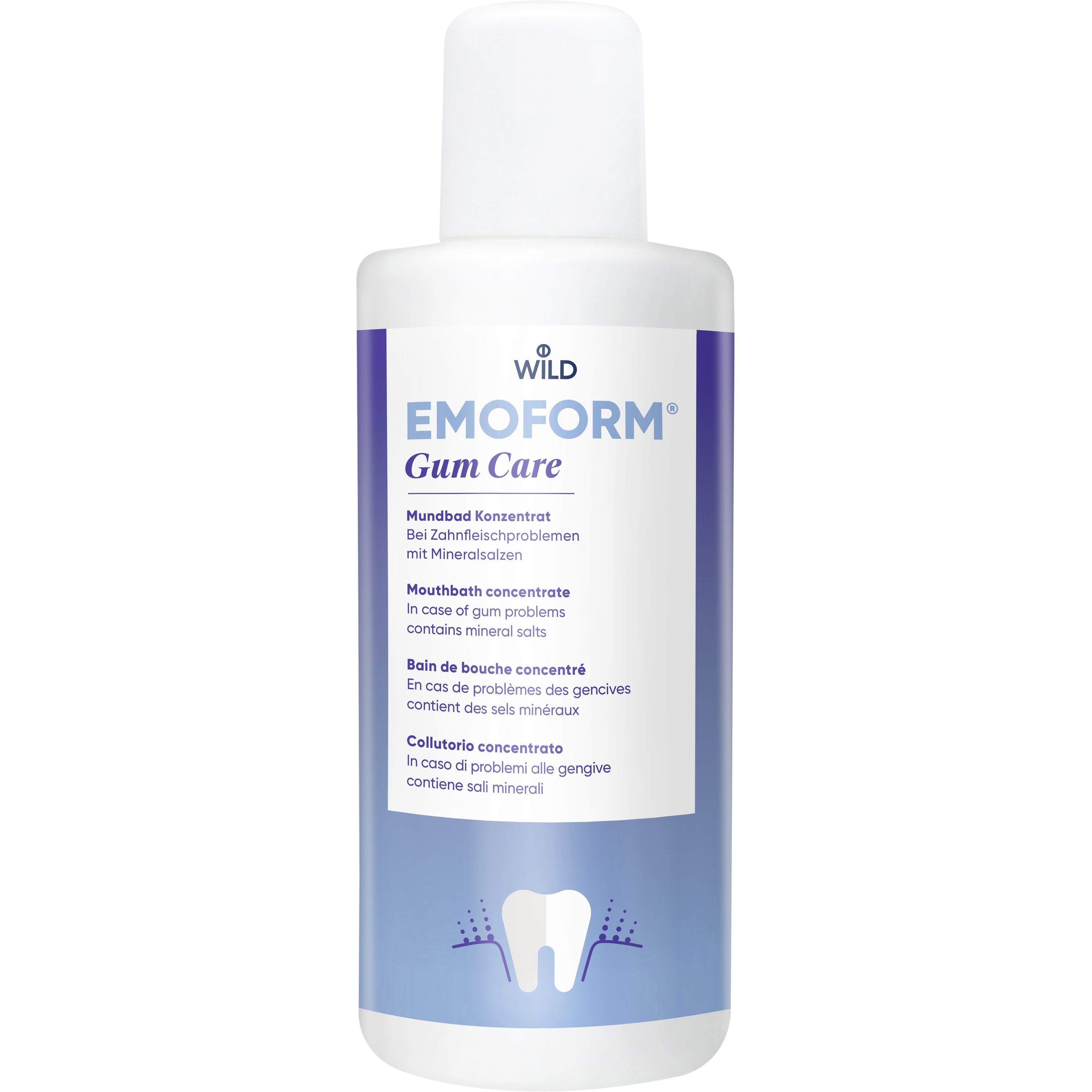 Ополіскувач для ротової порожнини Dr. Wild Emoform Mouthbath Concentrate з мінеральними солями концентрат 400 мл - фото 1